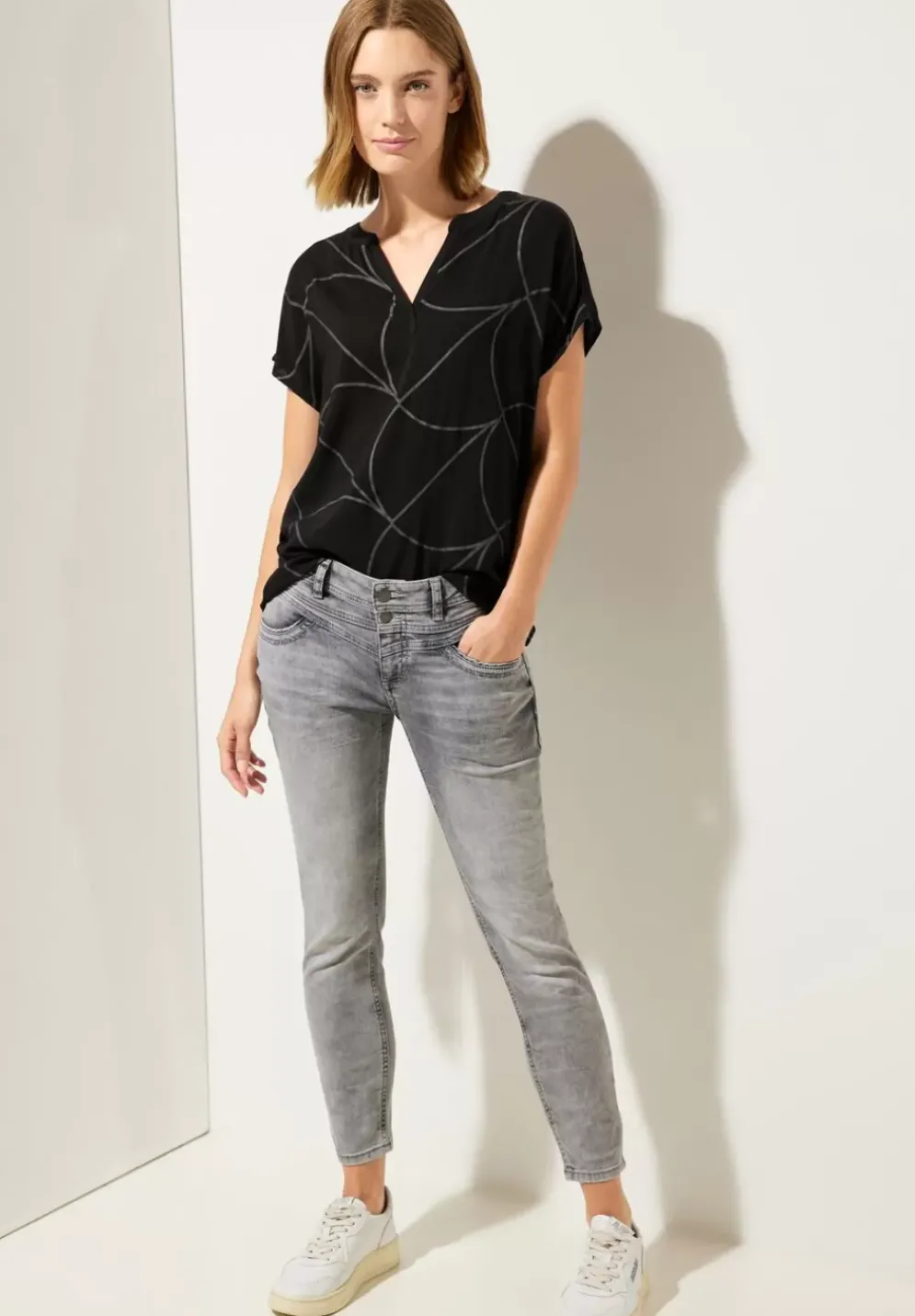 Blusenshirt Mit Print