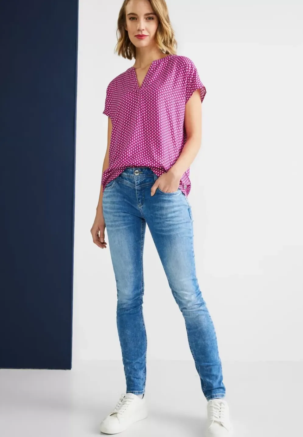 Blusenshirt Mit Print