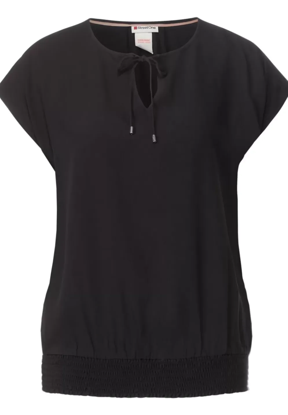 Blusenshirt Mit Smokdetail