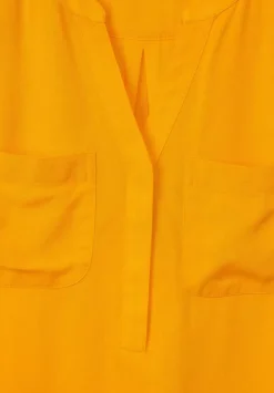 Blusentop In Unifarbe