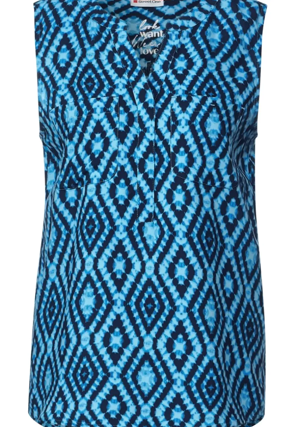 Blusentop Mit Print