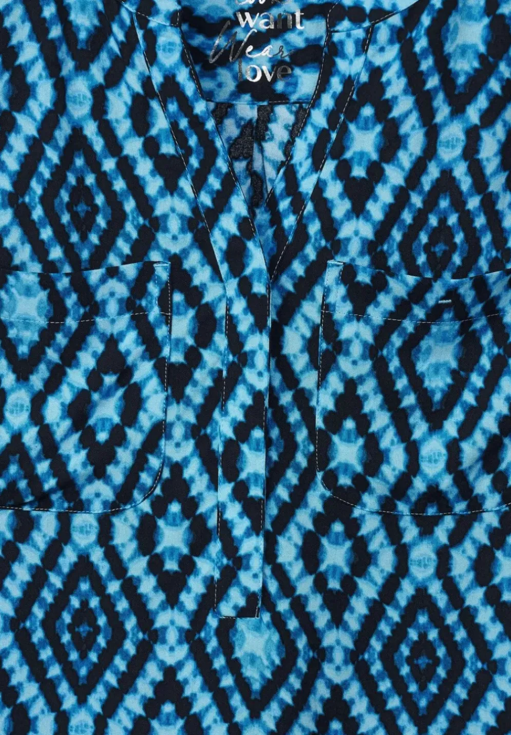 Blusentop Mit Print