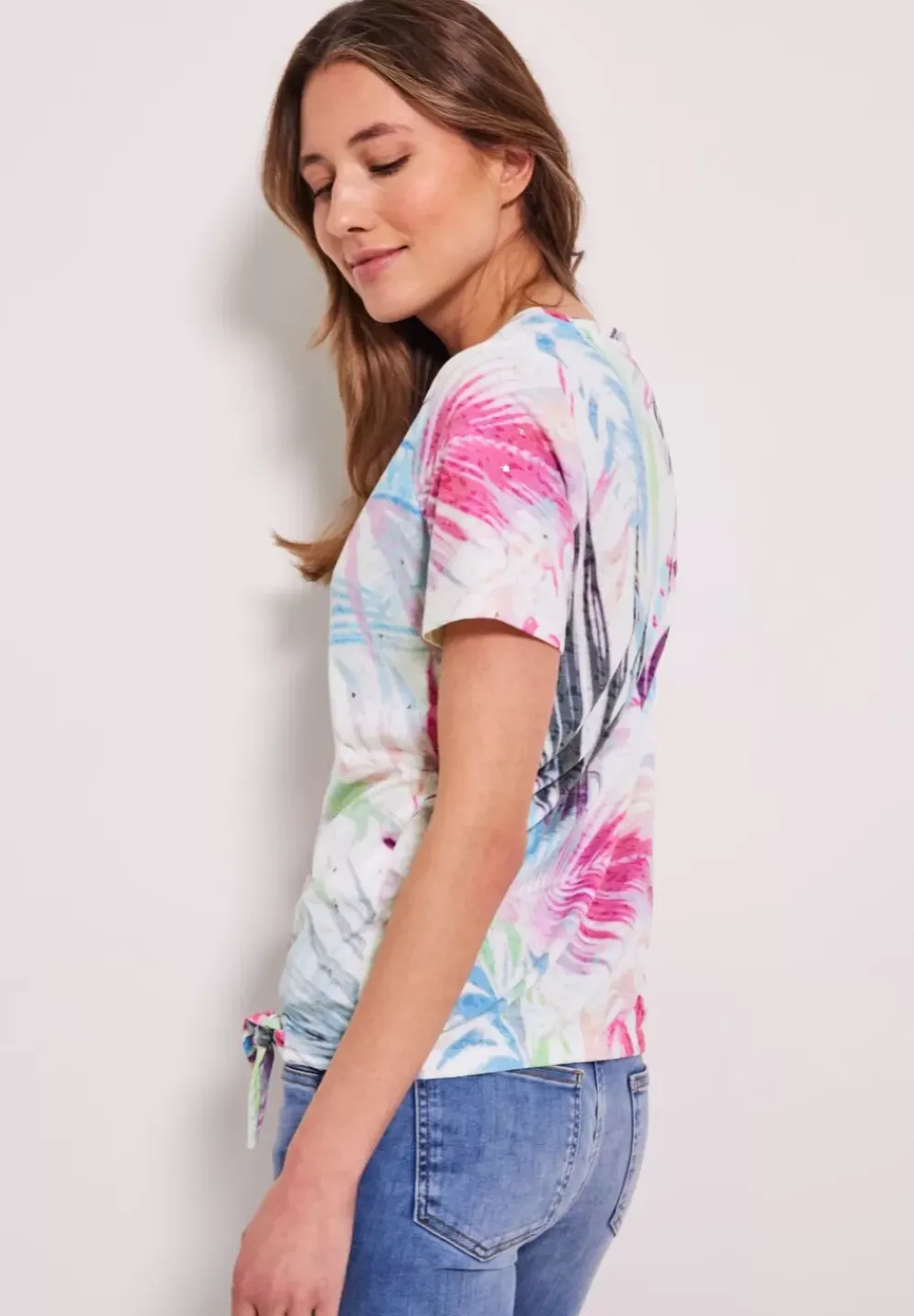 Burn Out Print Shirt