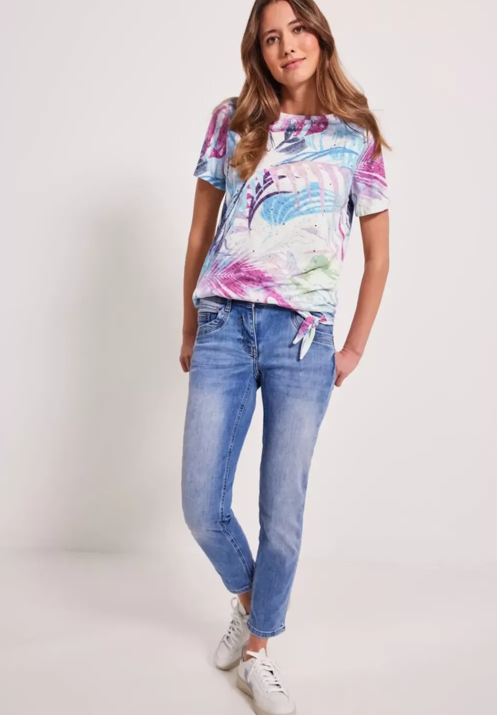 Burn Out Print Shirt