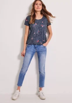 Burn Out Print T-Shirt