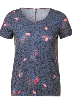 Burn Out Print T-Shirt