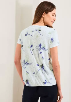 Burn Out Print T-Shirt