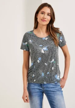 Burn Out Print T-Shirt