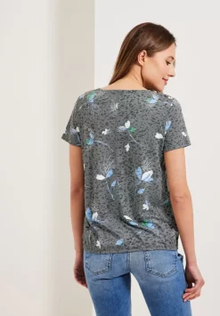 Burn Out Print T-Shirt