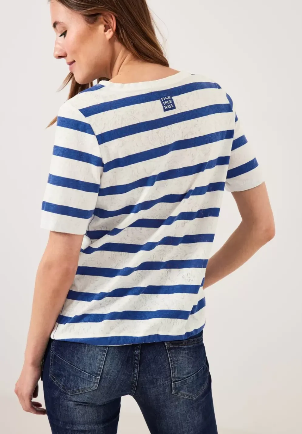 Burn Out Streifenshirt