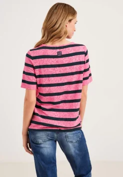 Burn Out Streifenshirt