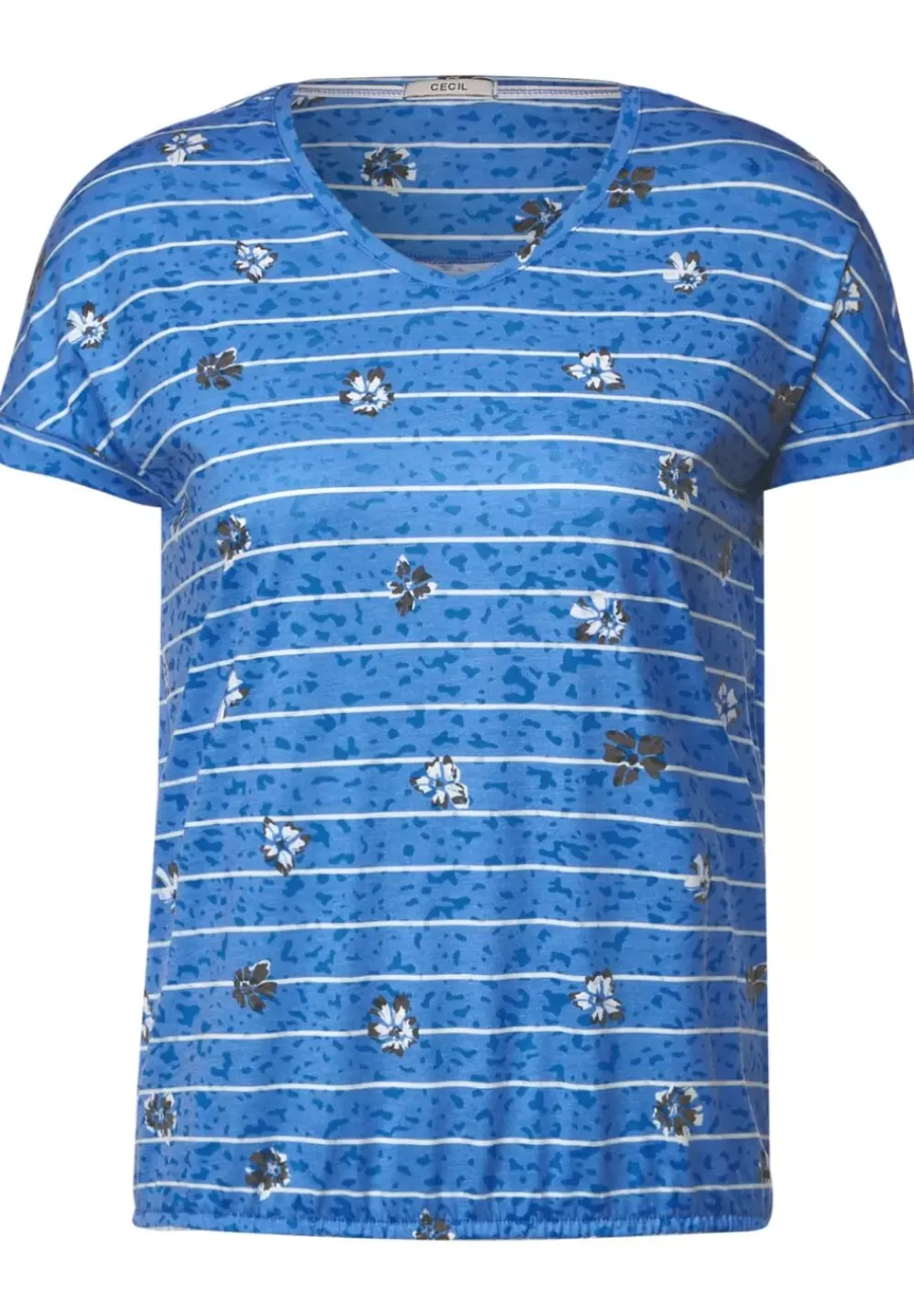 Burn Out T-Shirt Mit Print