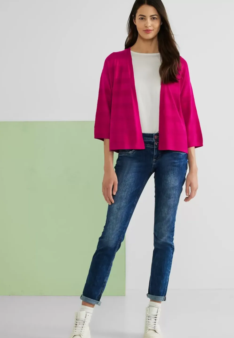 Cardigan In Kimono Form