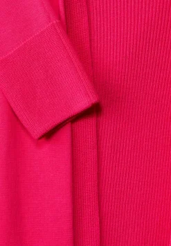 Cardigan Mit Strukturmix