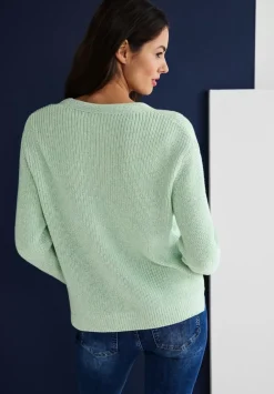 Cardigan Mit V-Ausschnitt