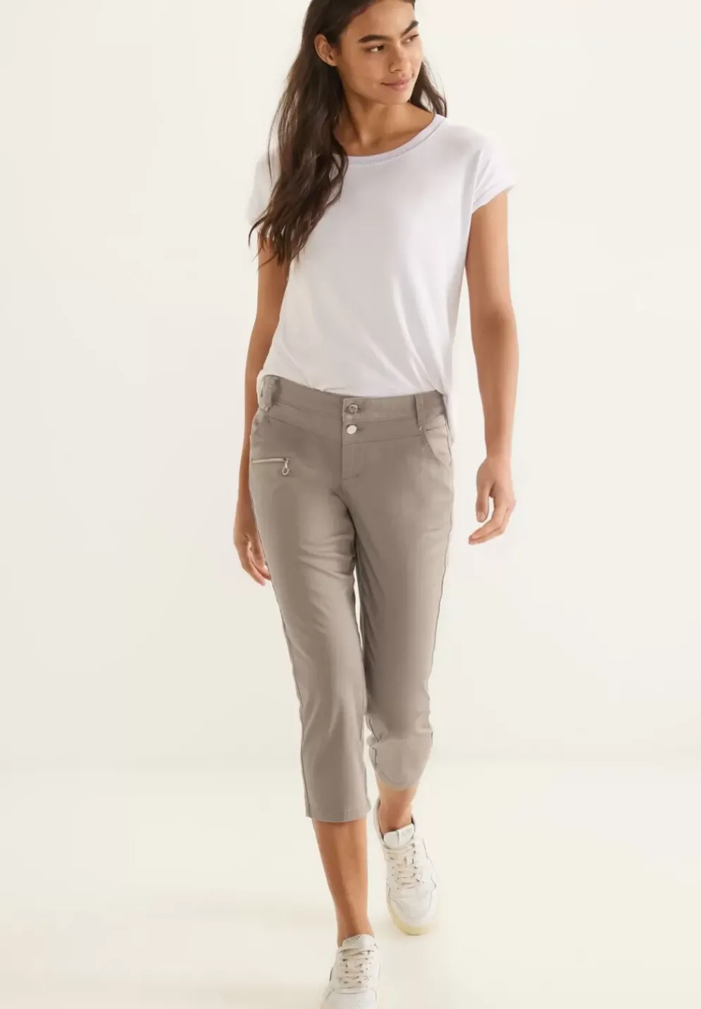 Casual Fit Hose In 3/4 Lange