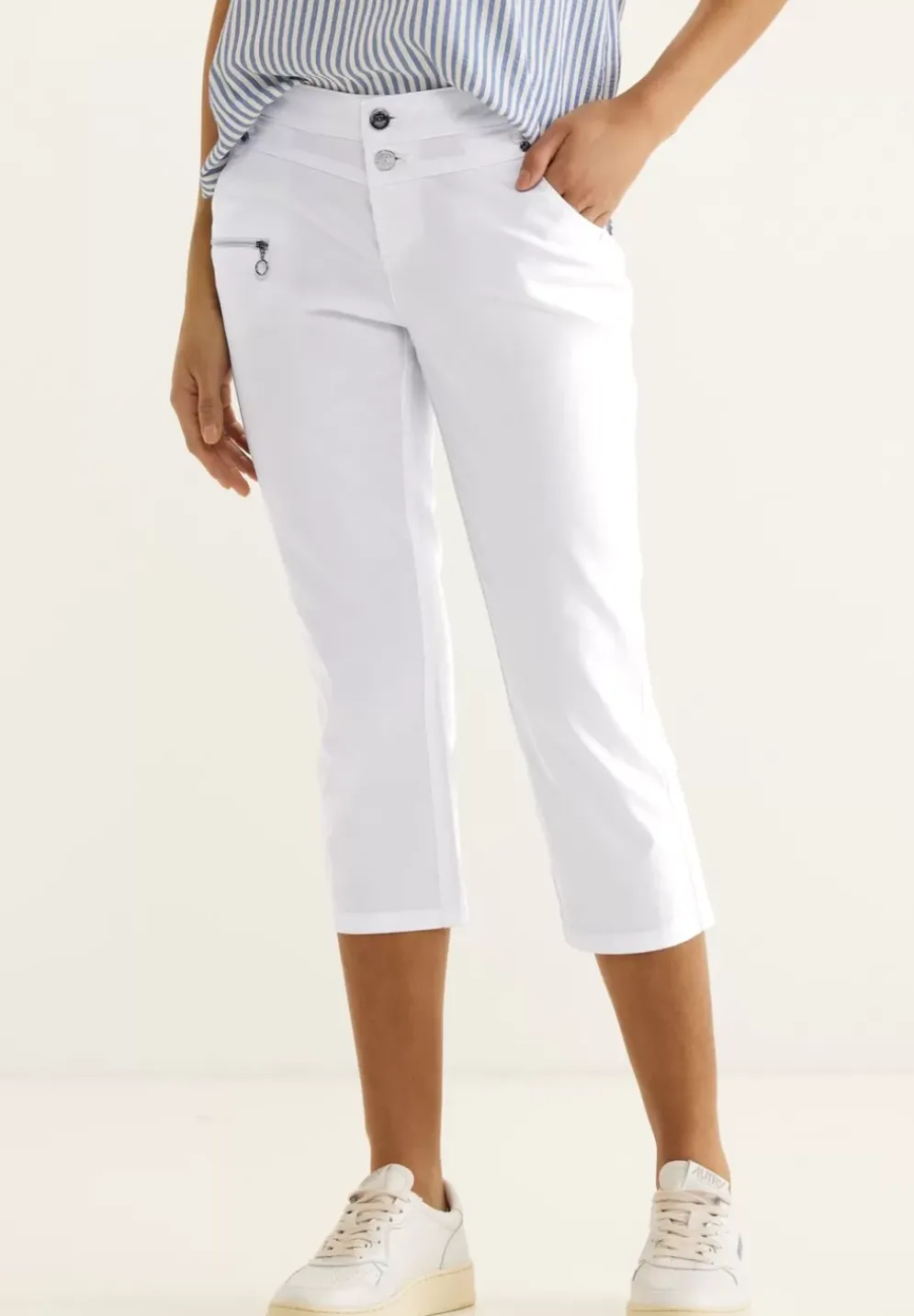 Casual Fit Hose In 3/4 Lange