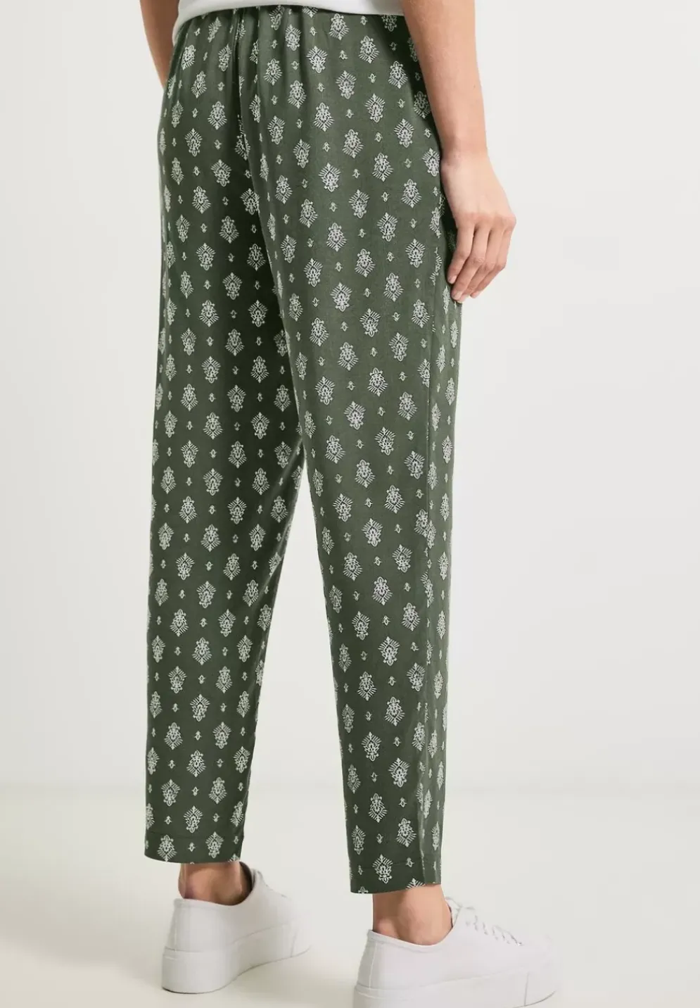 Casual Fit Hose Mit Print