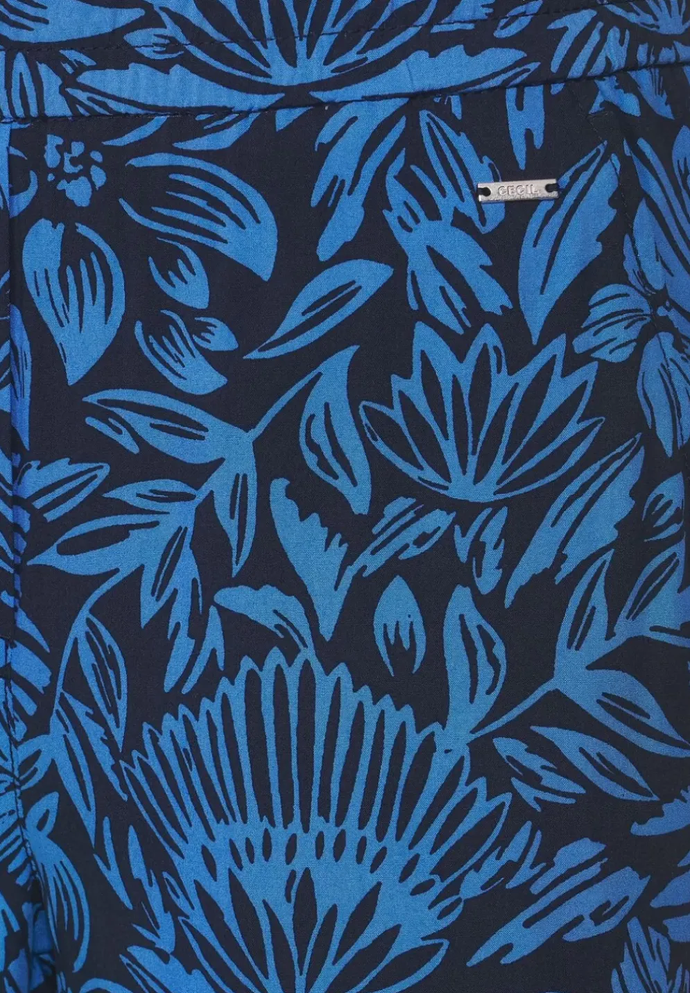 Casual Fit Hose Mit Print