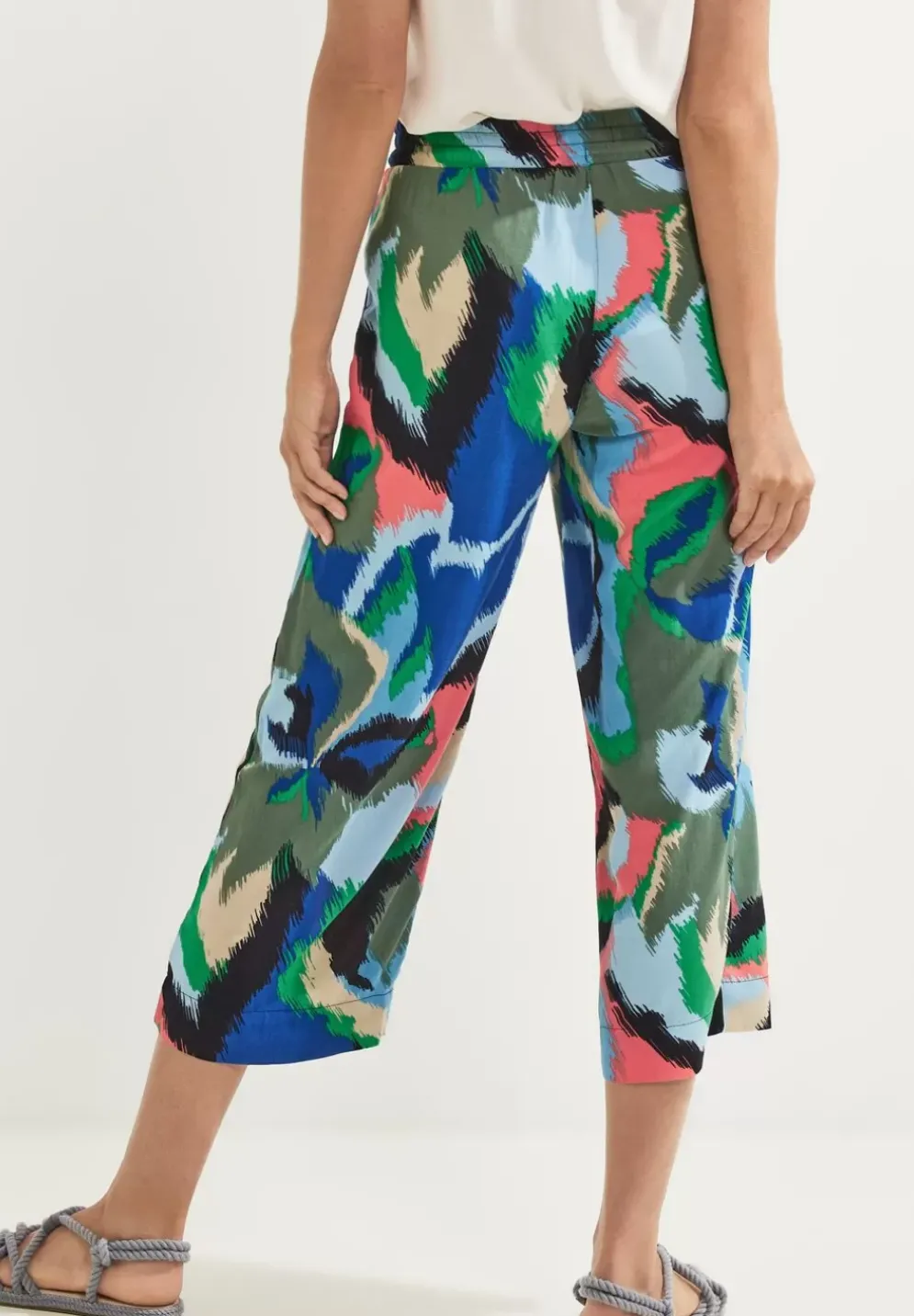 Casual Fit Hose Mit Print