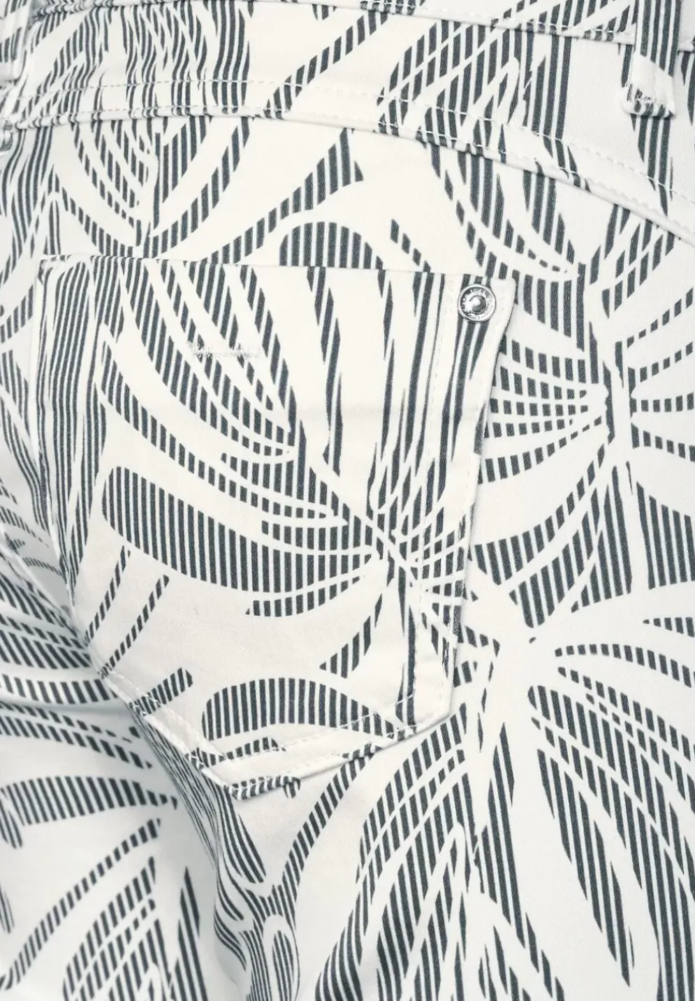 Casual Fit Hose Mit Print