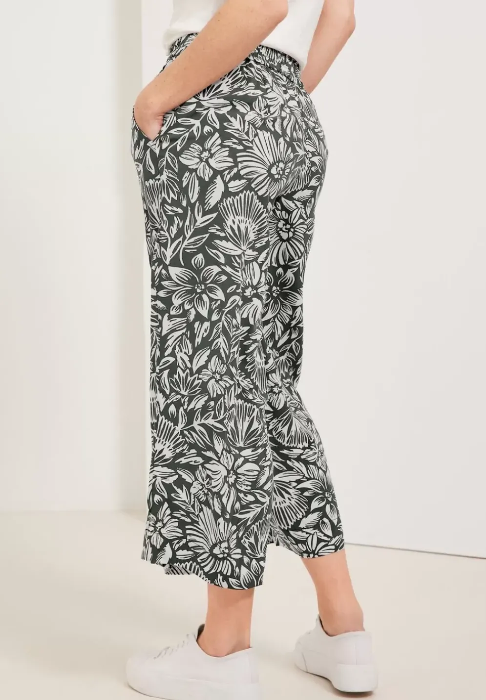 Casual Fit Hose Mit Print