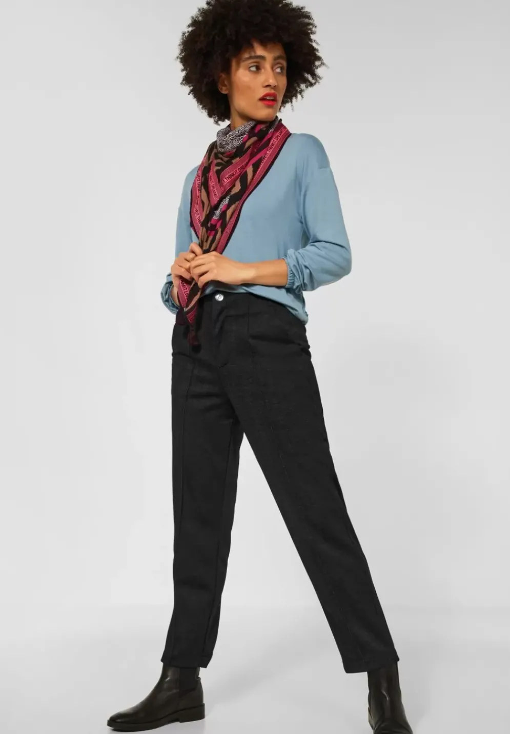 Casual Fit Hose Mit Stretch