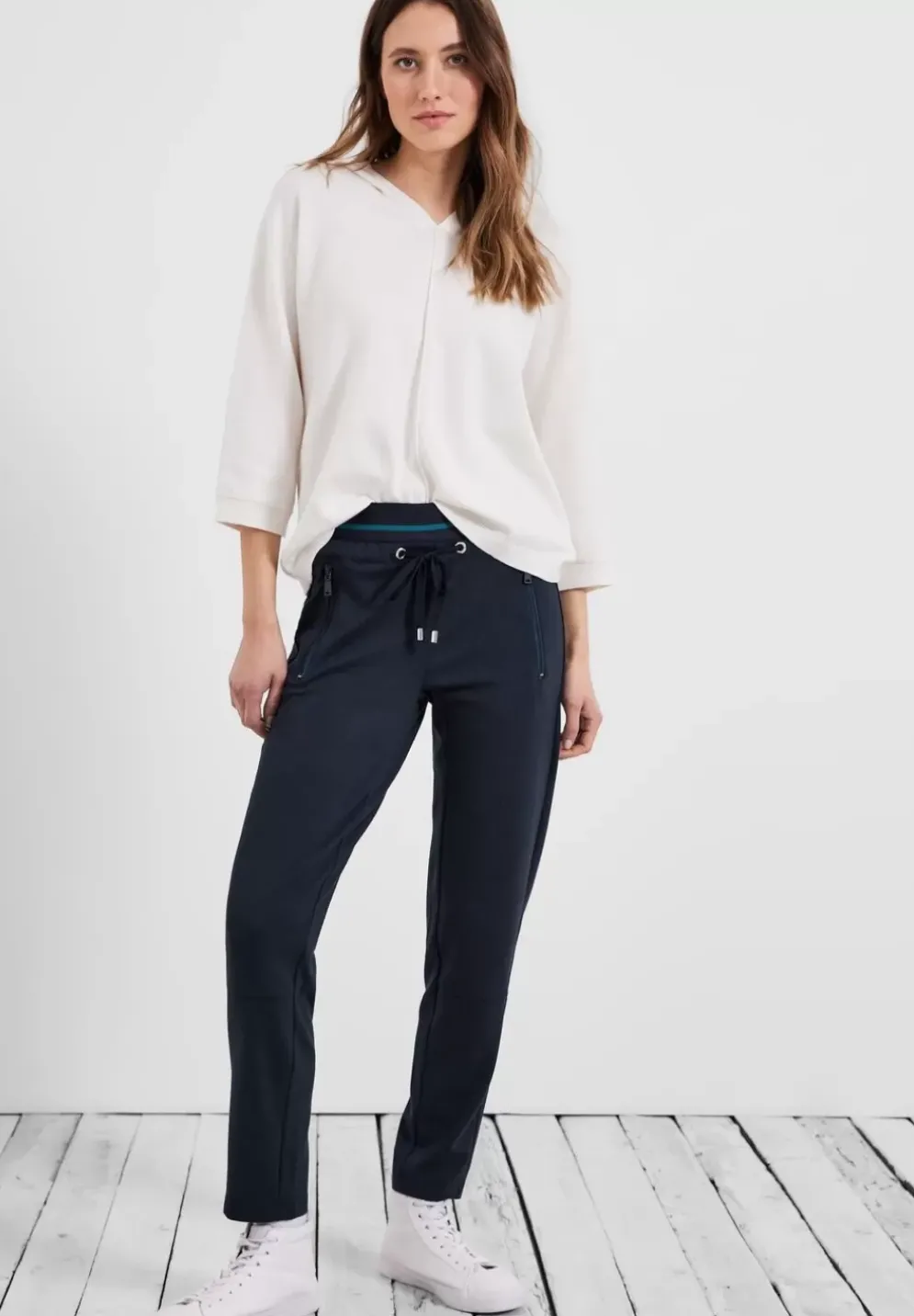 Casual Fit Hose Mit Stretch