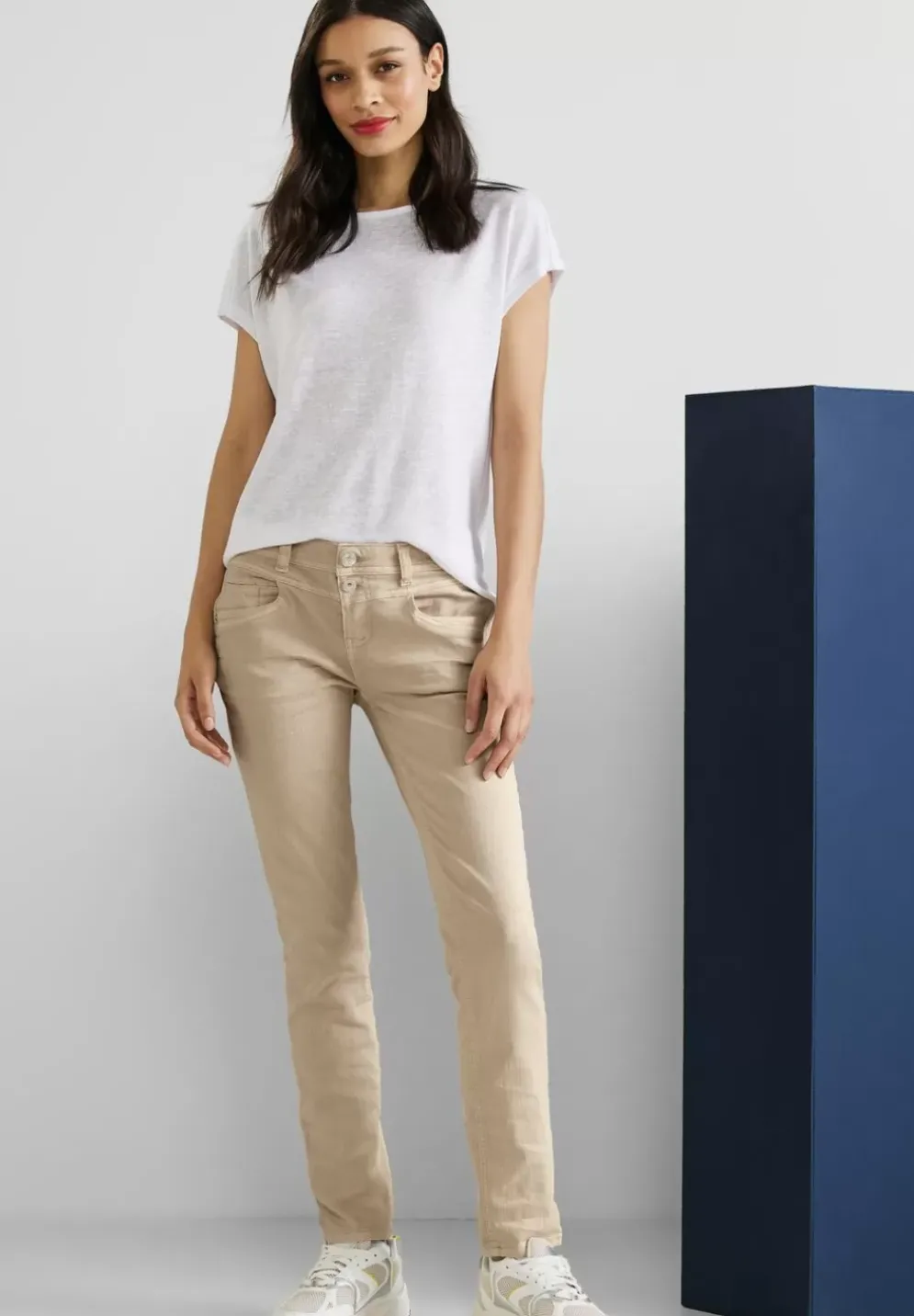Casual Fit Hose Mit Stretch