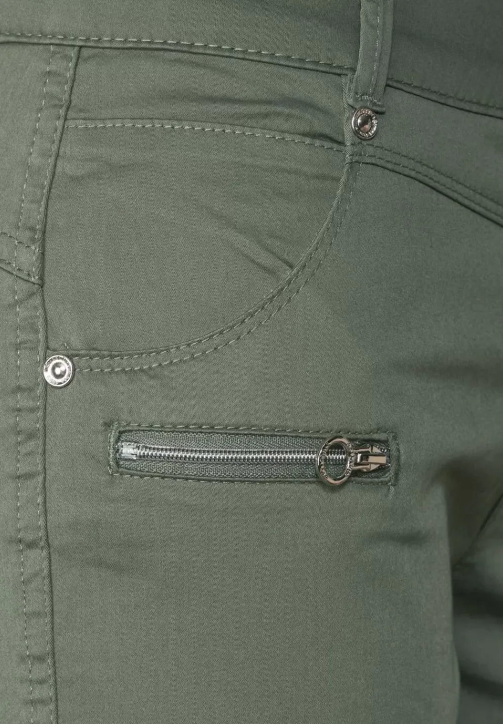Casual Fit Hose Mit Zipper
