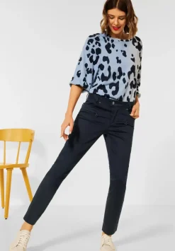 Casual Fit Hose Mit Zipper