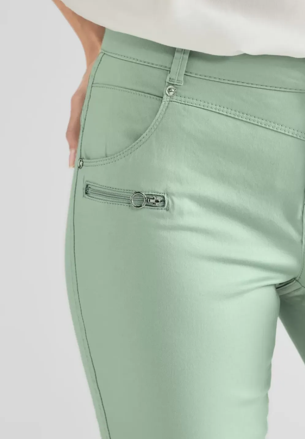 Casual Fit Hose Mit Zipper