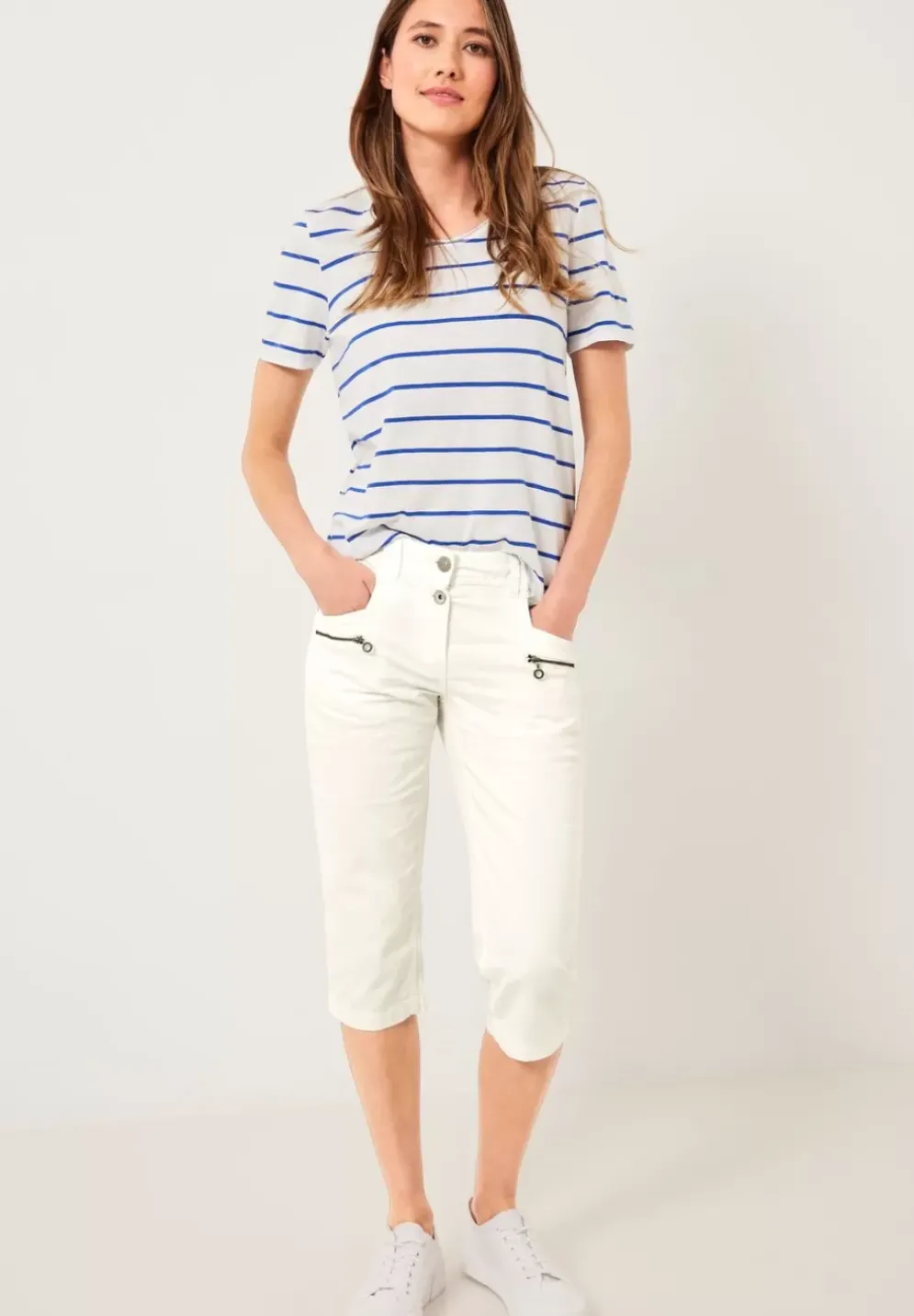 Casual Fit Hose Mit Zippern