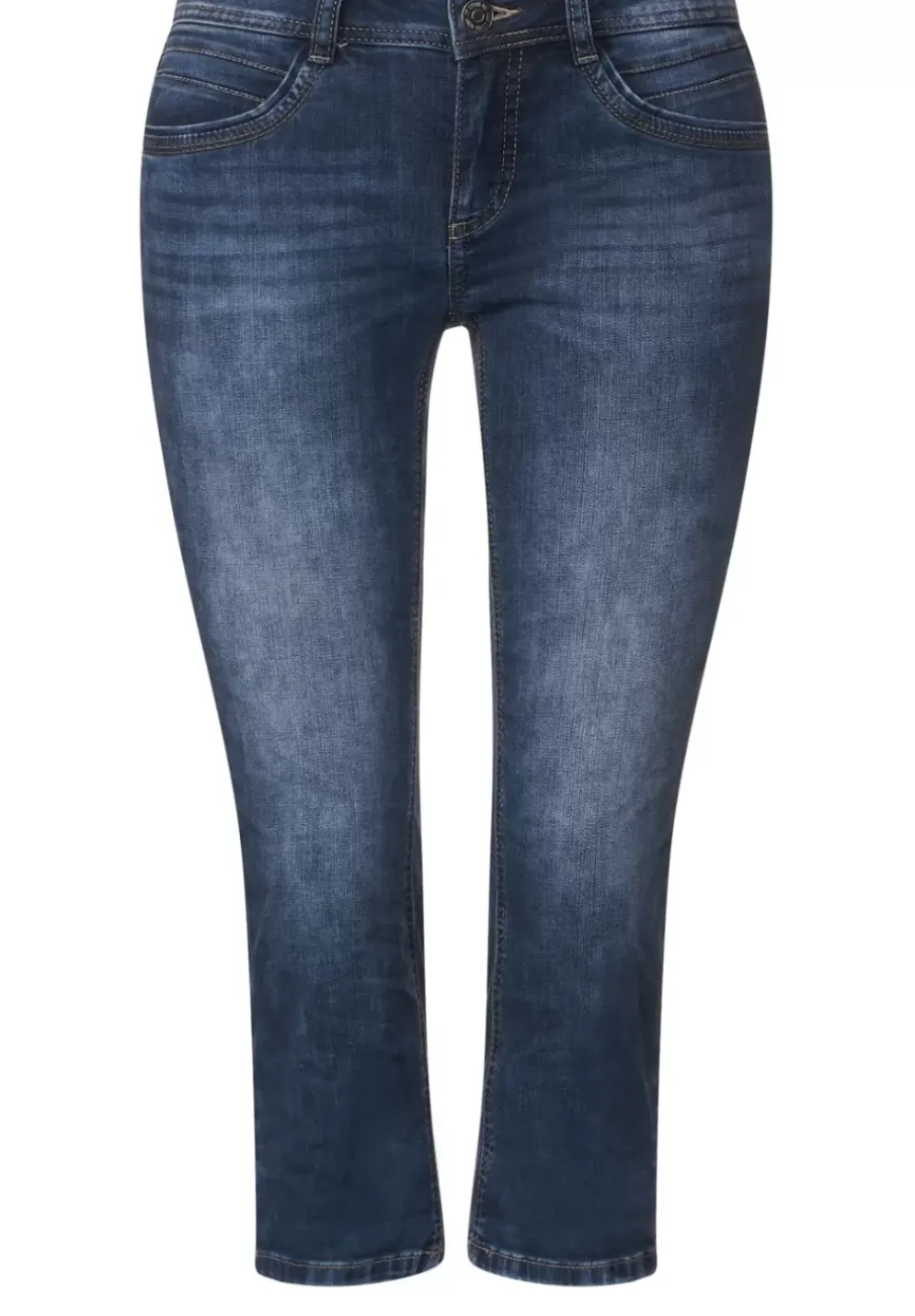 Casual Fit Jeans In 3/4