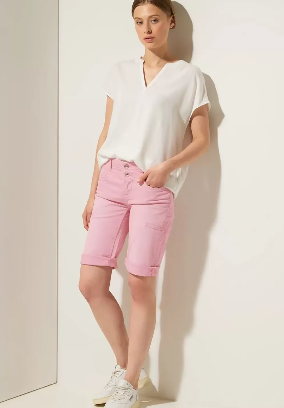 Casual Fit Jeansbermuda