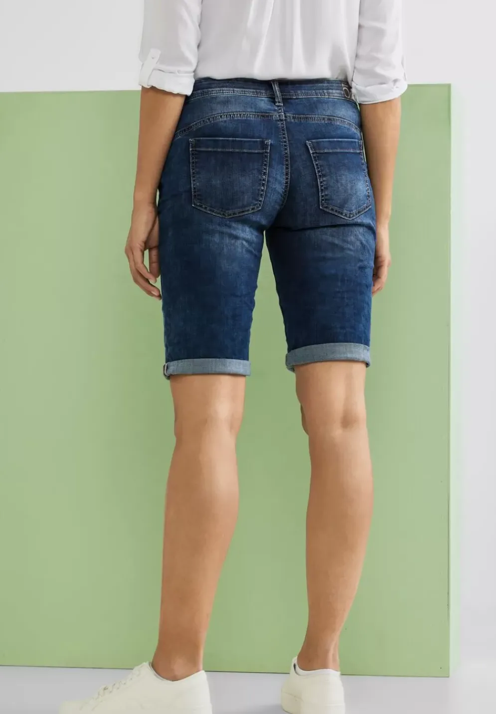 Casual Fit Jeansbermuda