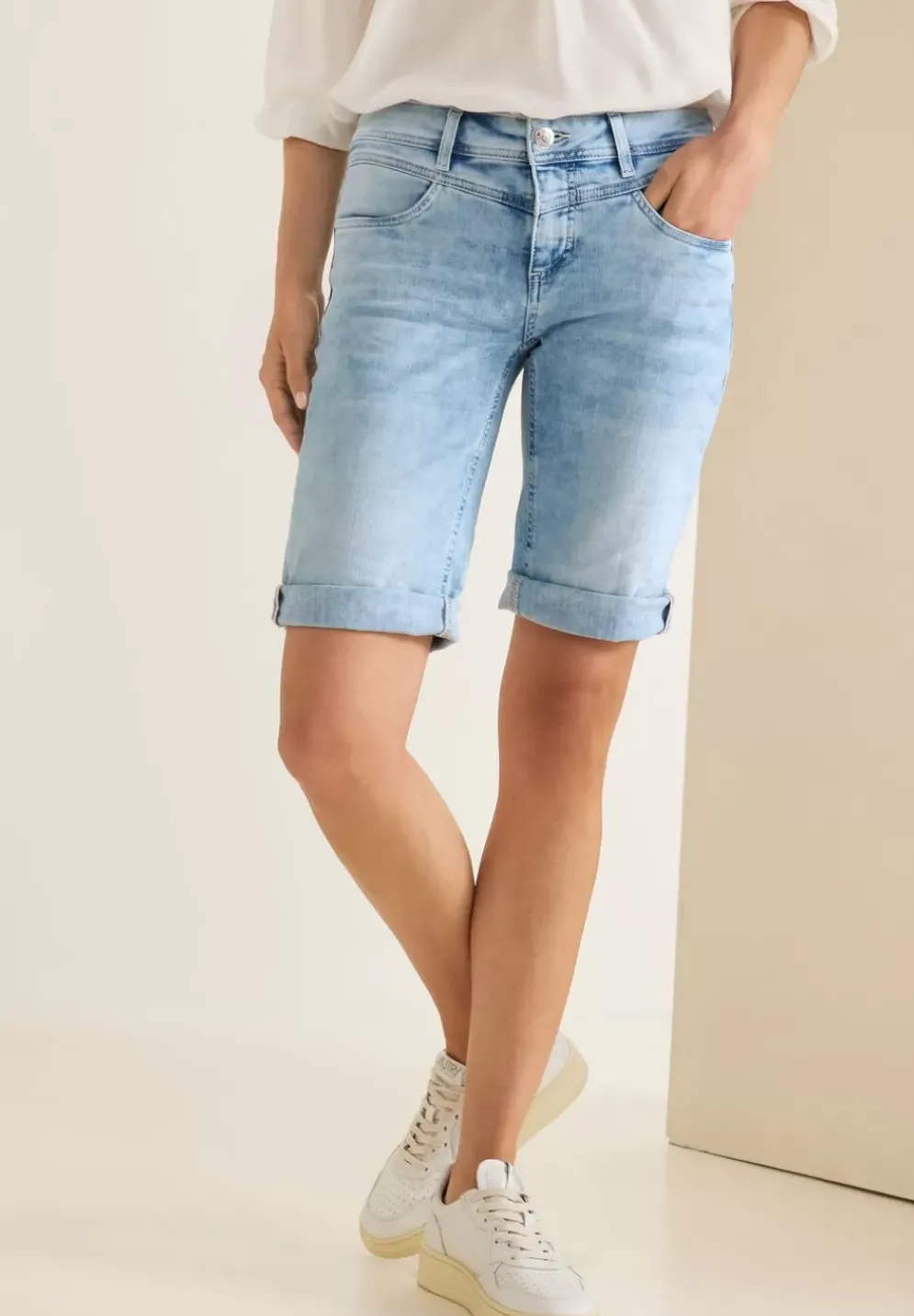 Casual Fit Jeansbermuda
