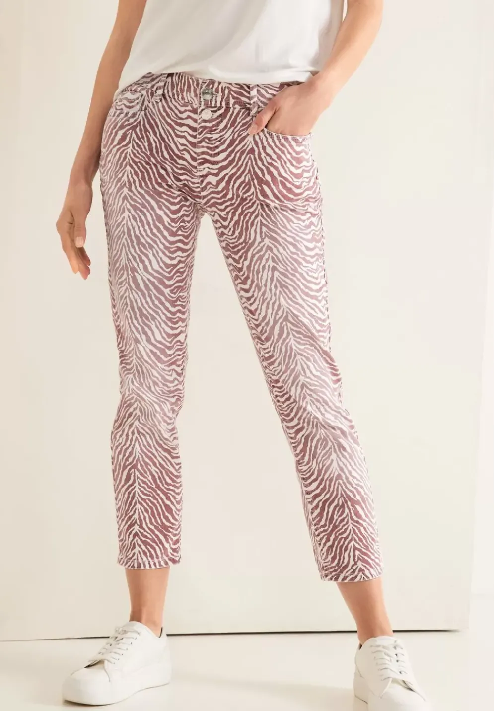 Casual Fit Printhose In 7/8