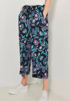 Casual Fit Printhose In 3/4