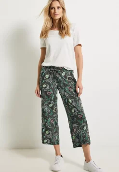 Casual Fit Printhose In 3/4