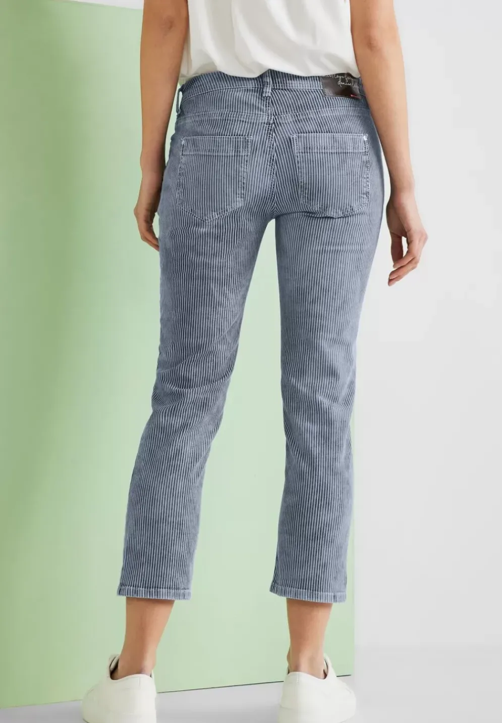 Casual Fit Streifenhose