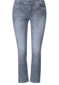 Casual Fit Streifenhose