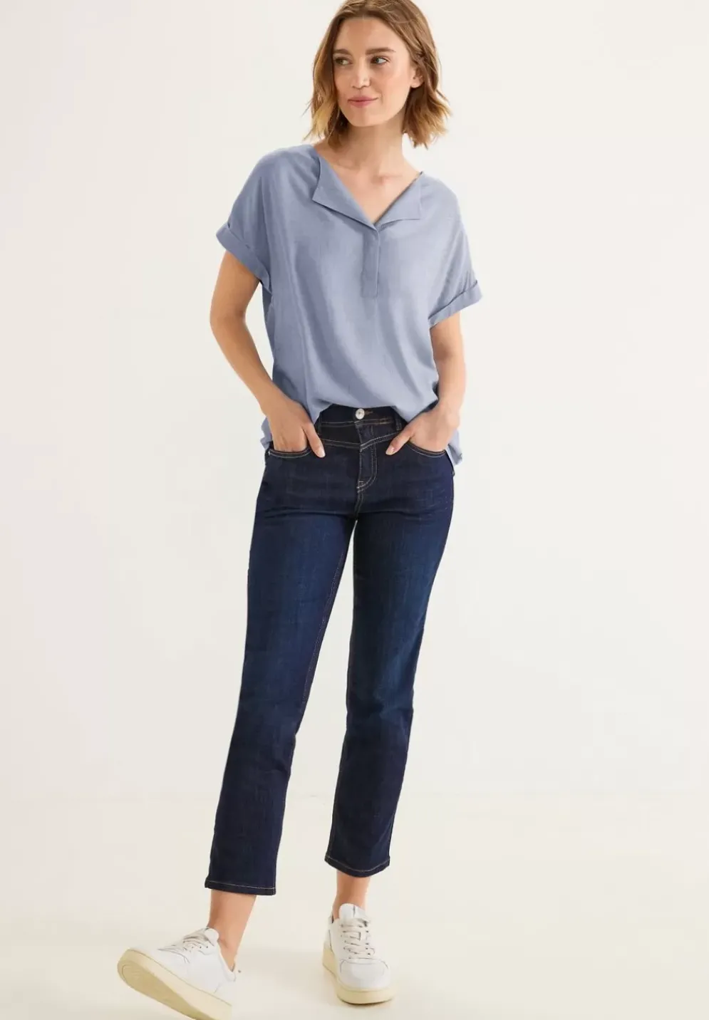 Chambray Bluse