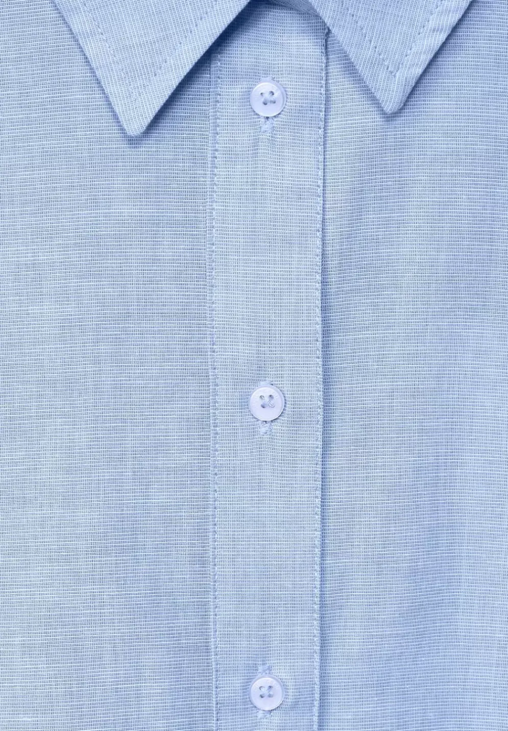 Chambray Longbluse