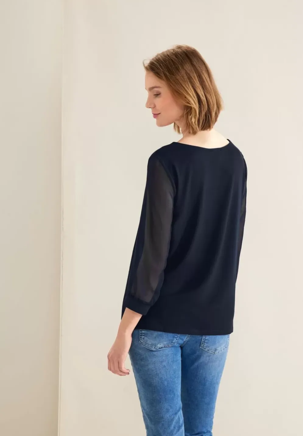 Chiffon Materialmix Shirt