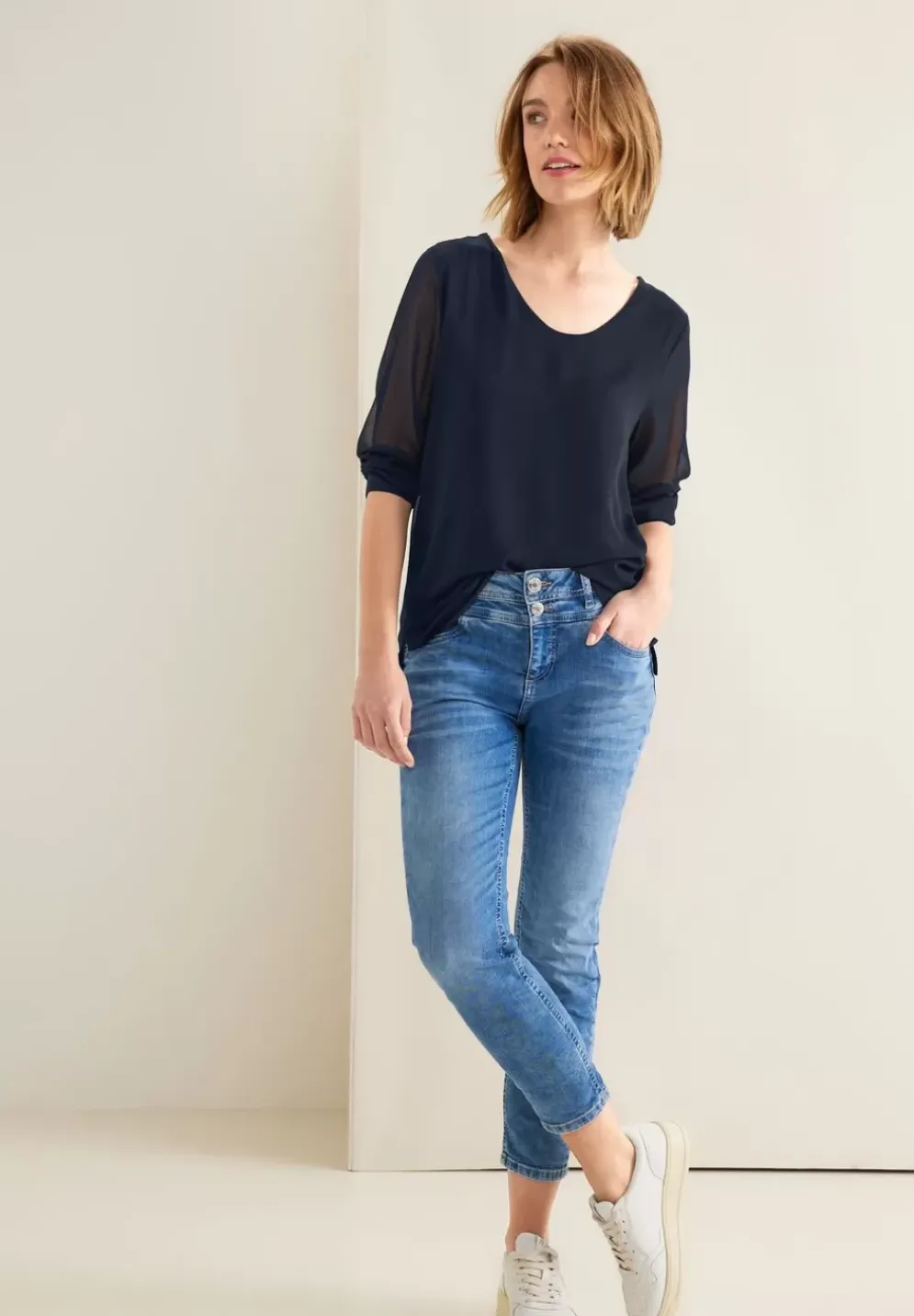 Chiffon Materialmix Shirt