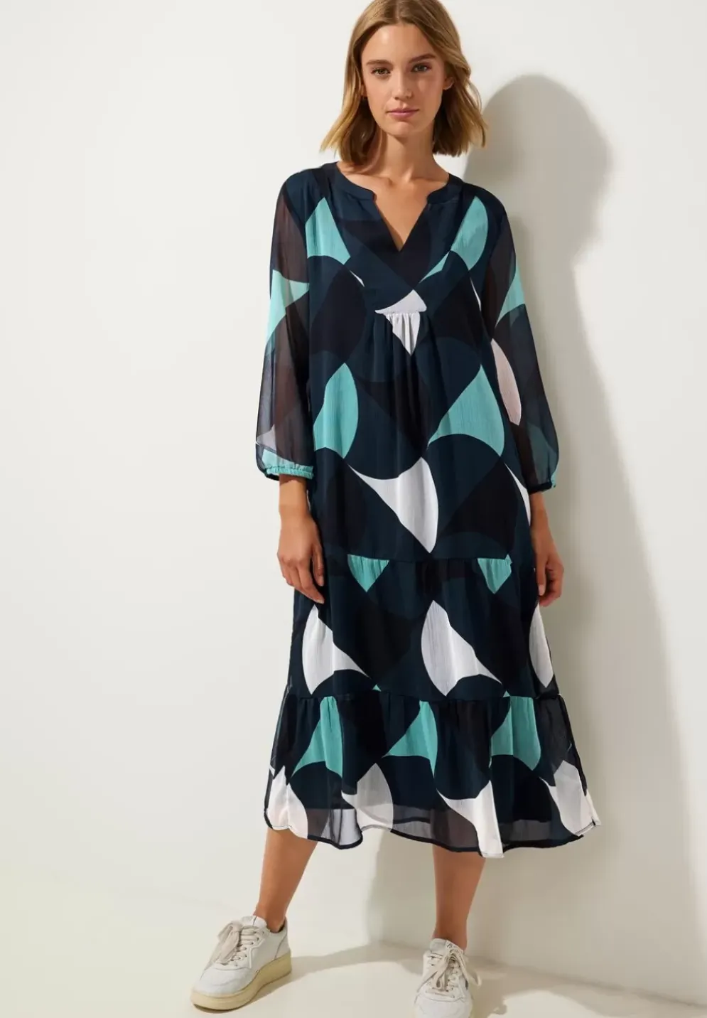 Chiffon Tunikakleid