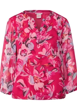 Chiffonbluse Mit Print