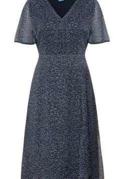Chiffonkleid In Wickeloptik