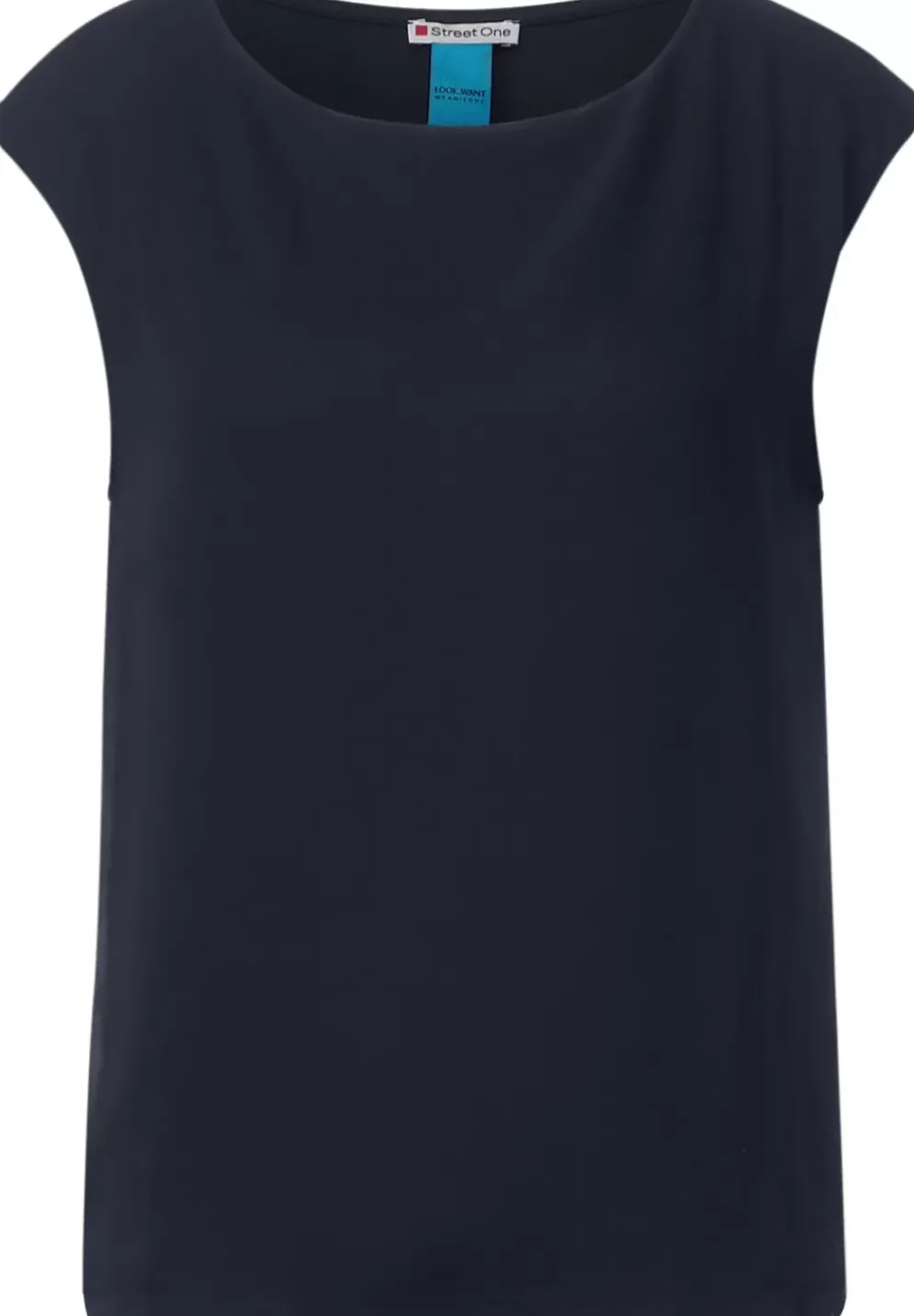 Chiffonshirt Im Materialmix